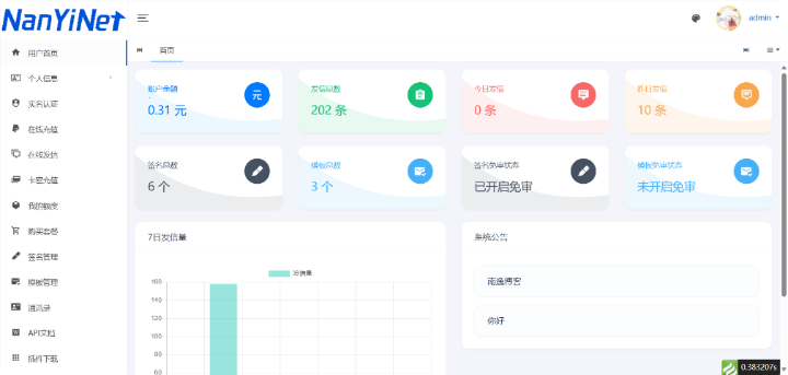 短信系统,106短信,在线发信,API发信,自定义签名,亚缘云短信
